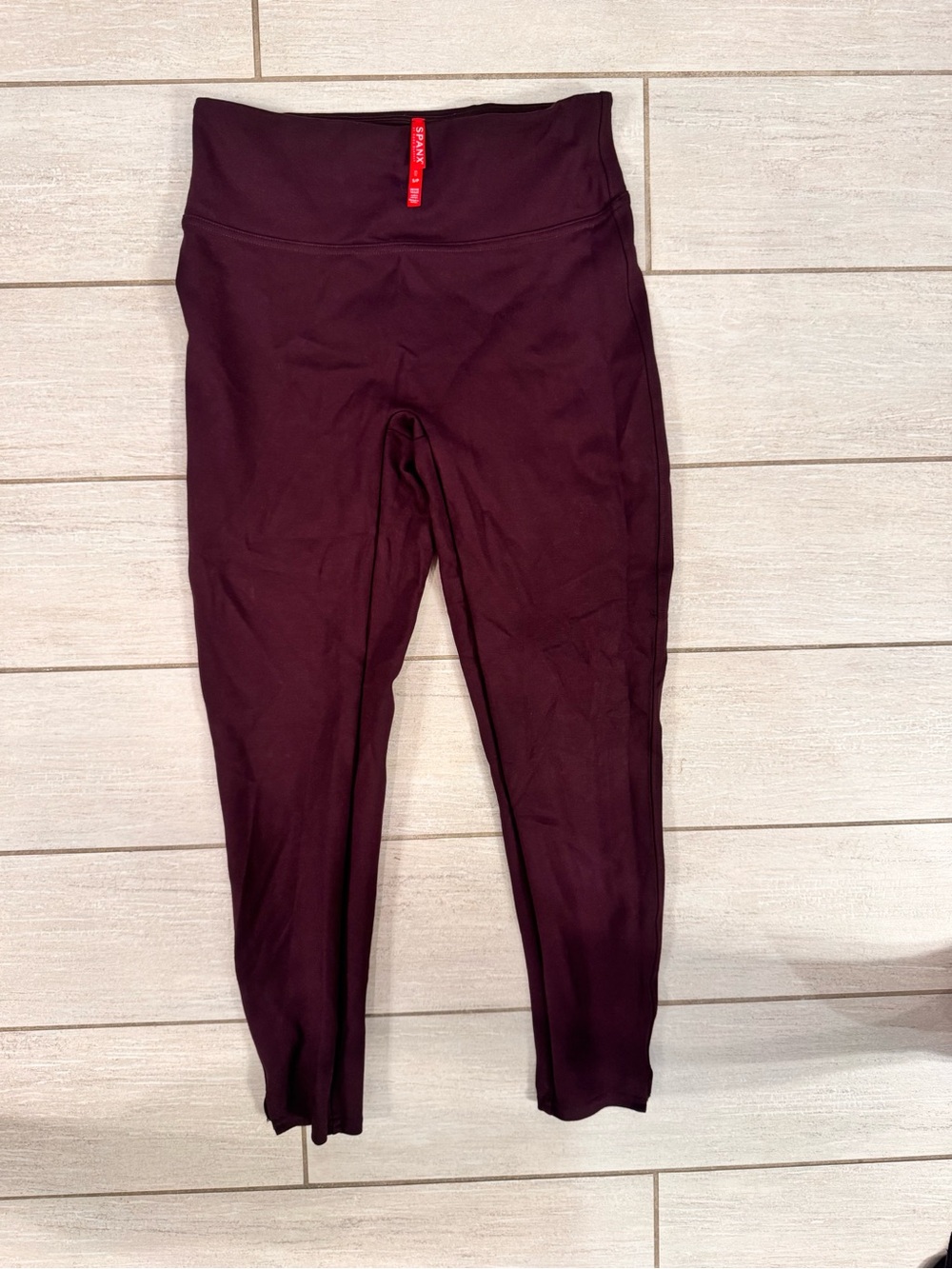 Women’s Spanx High-Waist Maroon Leggings